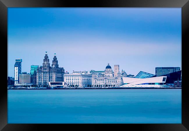 Liverpool waterfront. Framed Print by Bill Allsopp