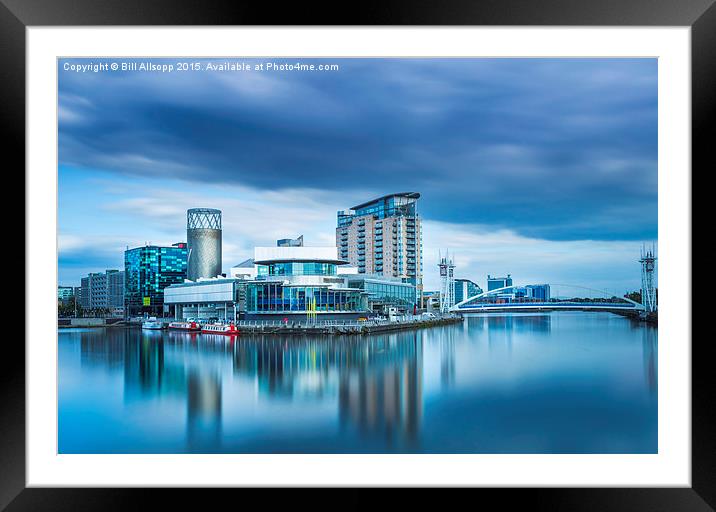 The Lowry.  Framed Mounted Print by Bill Allsopp