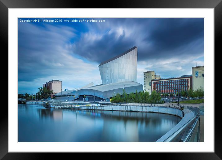  The Imperial War Museum North at Salford Quays. Framed Mounted Print by Bill Allsopp