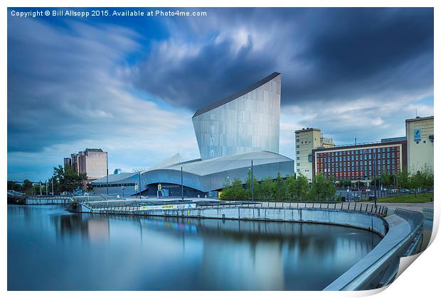  The Imperial War Museum North at Salford Quays. Print by Bill Allsopp