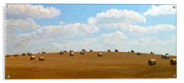  Bale Hill in Summer Acrylic by Trevor Butcher