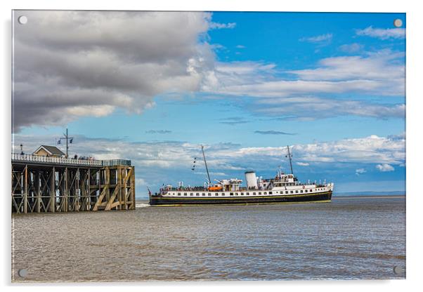 MV Balmoral Departs Acrylic by Steve Purnell