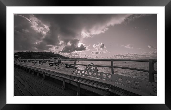  the pier  Framed Mounted Print by Marina Otto