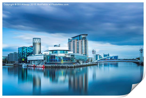  The Lowry at Salford Quays. Print by Bill Allsopp