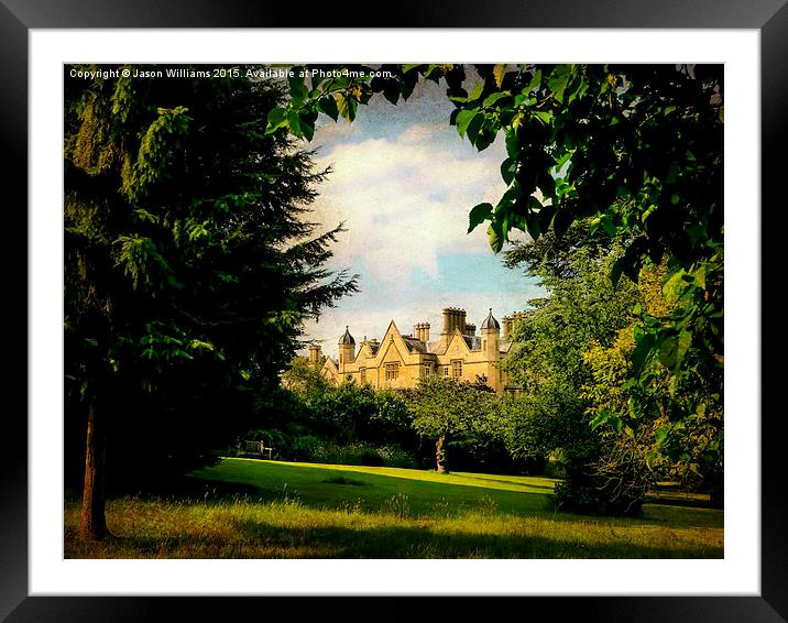 Dumbleton Manor  Framed Mounted Print by Jason Williams