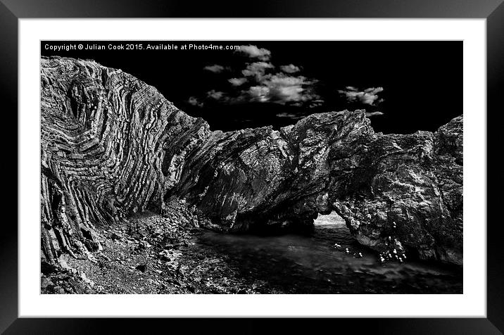  The Jurassic Coast Framed Mounted Print by Julian Cook
