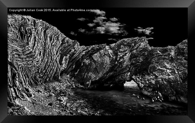  The Jurassic Coast Framed Print by Julian Cook