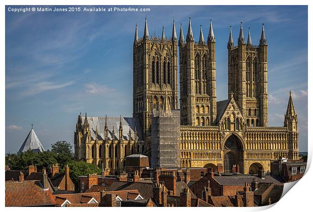  Over the Roofs of Lincoln Print by K7 Photography