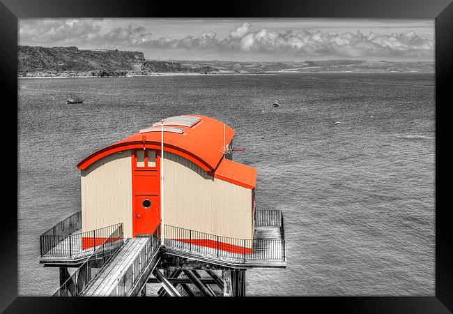 The Old Lifeboat Station, Tenby Framed Print by Malcolm McHugh