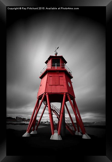 Herd Lighthouse Framed Print by Ray Pritchard