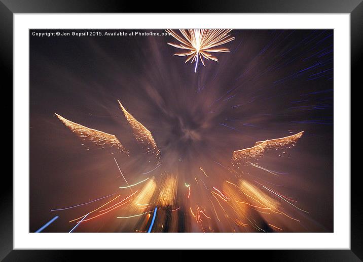The Flight of the Phoenix  Framed Mounted Print by Jon Gopsill