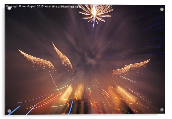 The Flight of the Phoenix  Acrylic by Jon Gopsill