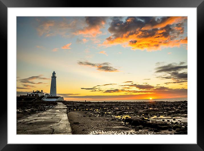 Lighthouse on a beautiful morning........ Framed Mounted Print by Naylor's Photography