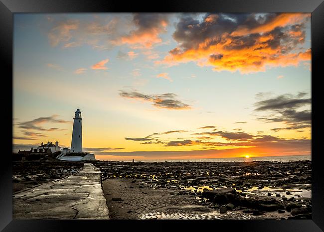 Lighthouse on a beautiful morning........ Framed Print by Naylor's Photography