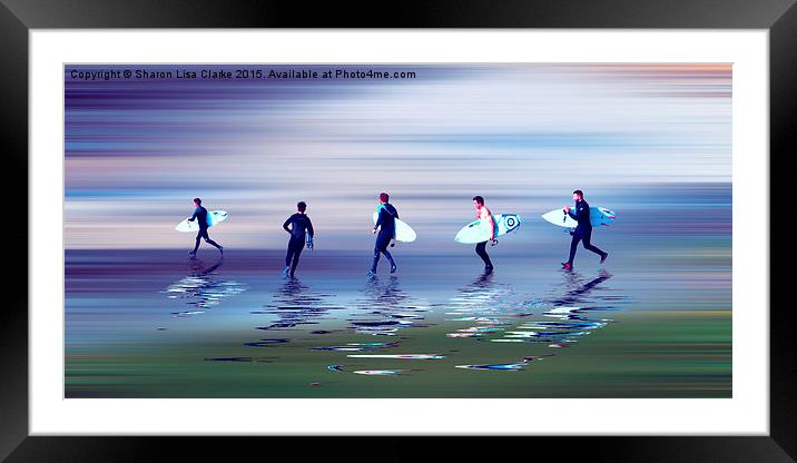  Lets go surf 2 Framed Mounted Print by Sharon Lisa Clarke