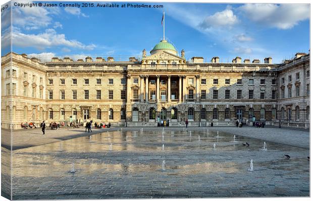  Somerset House, London Canvas Print by Jason Connolly