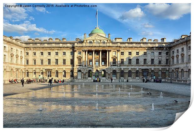  Somerset House, London Print by Jason Connolly