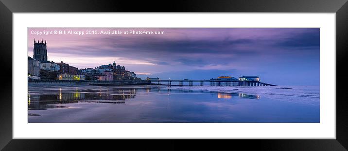 Town and Pier. Framed Mounted Print by Bill Allsopp