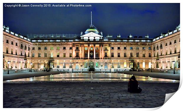  Somerset House, London Print by Jason Connolly
