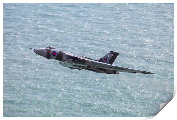  Vulcan at Eastbourne Print by Oxon Images