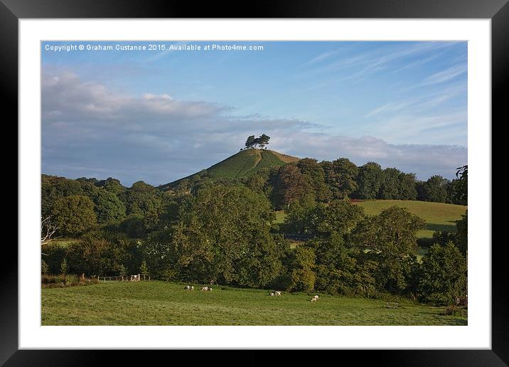 Colmer Hill Framed Mounted Print by Graham Custance
