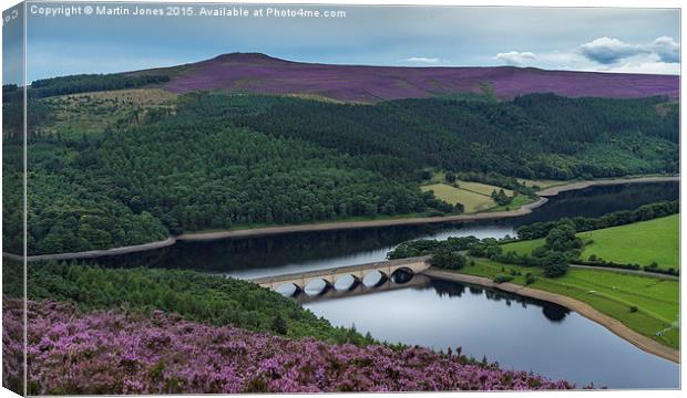  The heather of the Upper Derwent Valley Canvas Print by K7 Photography