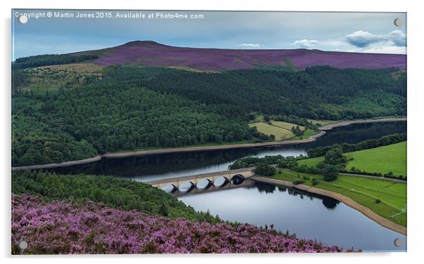  The heather of the Upper Derwent Valley Acrylic by K7 Photography