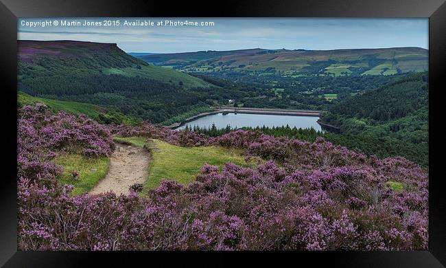  Ladybower in Bloom Framed Print by K7 Photography