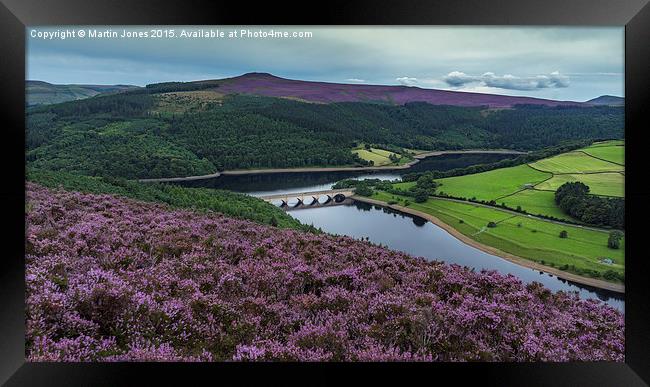 Colour comes to Ladybower Framed Print by K7 Photography