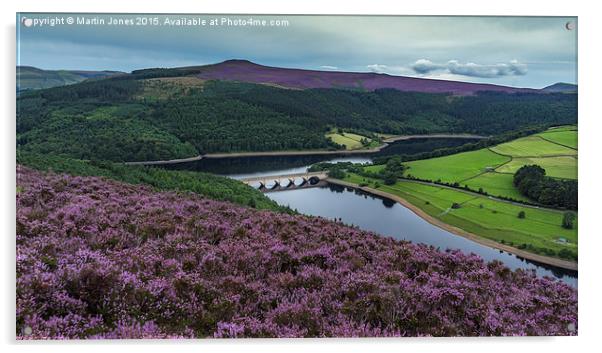 Colour comes to Ladybower Acrylic by K7 Photography