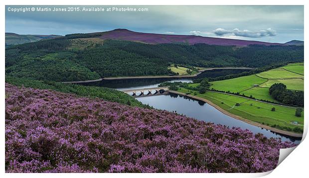 Colour comes to Ladybower Print by K7 Photography