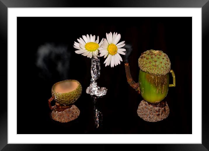  Tea for one Fairy Nuff Framed Mounted Print by JC studios LRPS ARPS