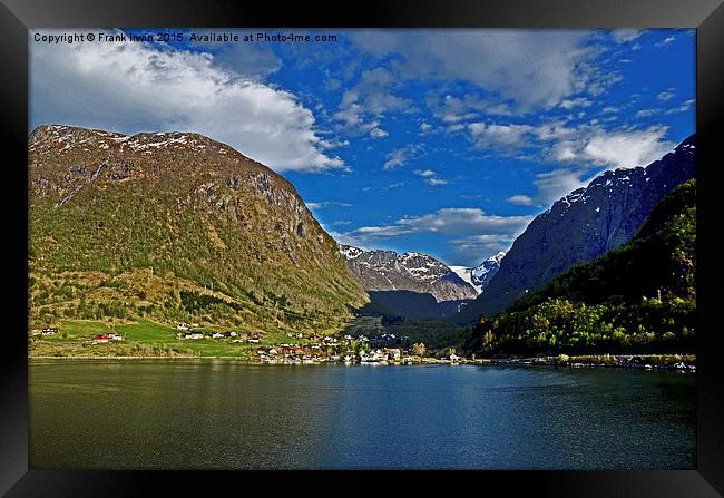  The picturesque Norwegian Fjords Framed Print by Frank Irwin