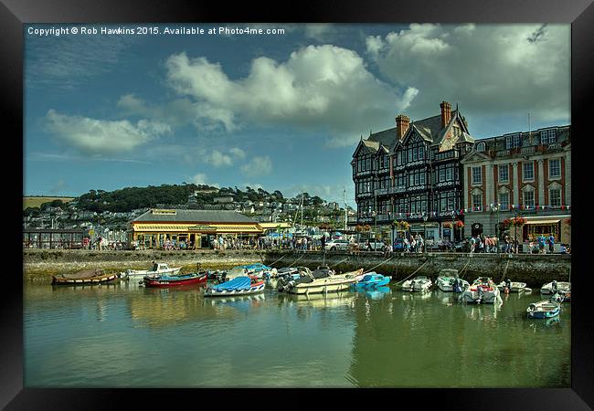  Dartmouth Station  Framed Print by Rob Hawkins