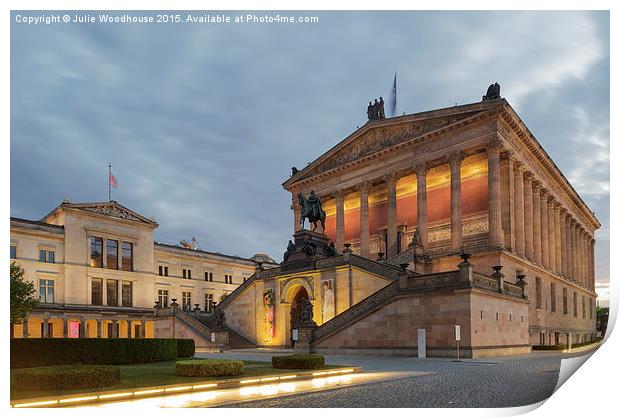 Alte Nationalgalerie and Neues Museum, Berlin, Ger Print by Julie Woodhouse