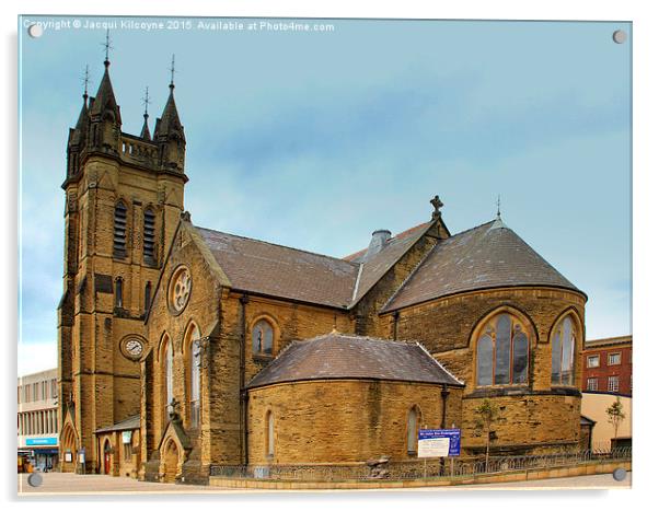  Saint Johns Church Acrylic by Jacqui Kilcoyne