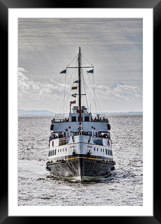 Approaching Framed Mounted Print by Steve Purnell