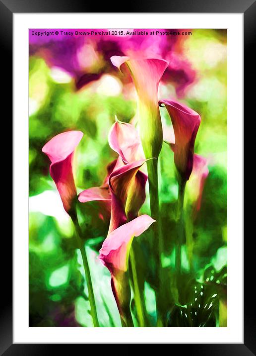  Standing Tall Framed Mounted Print by Tracy Brown-Percival