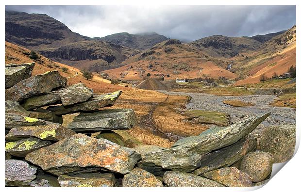  Coniston Fells In Autumn Print by Gary Kenyon
