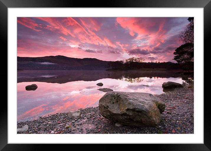  Sunrise Over Derwentwater Framed Mounted Print by Gary Kenyon