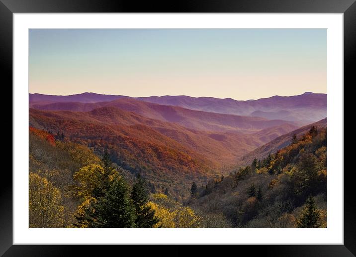  Purple Mountains Majesty Framed Mounted Print by Tom and Dawn Gari