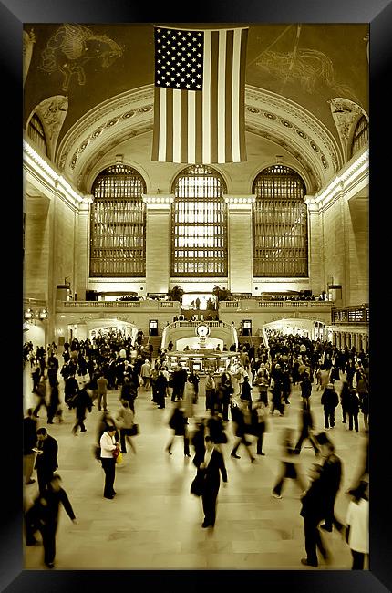 Grand Central Station, New York Framed Print by Simon Gladwin