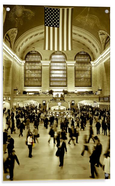 Grand Central Station, New York Acrylic by Simon Gladwin