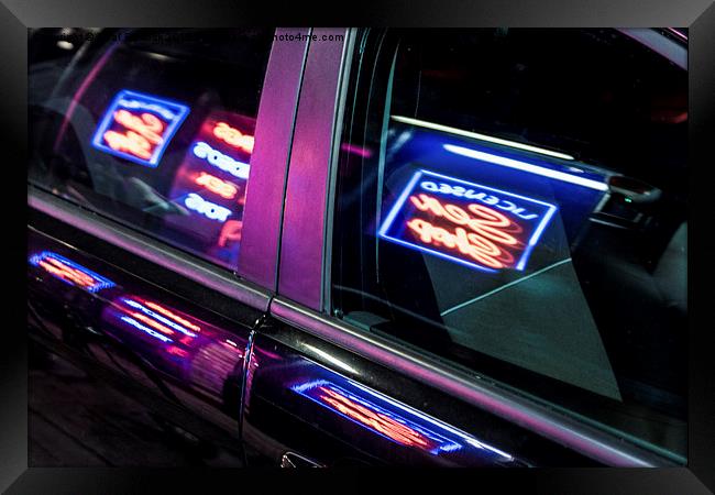  Neon Framed Print by Neal P