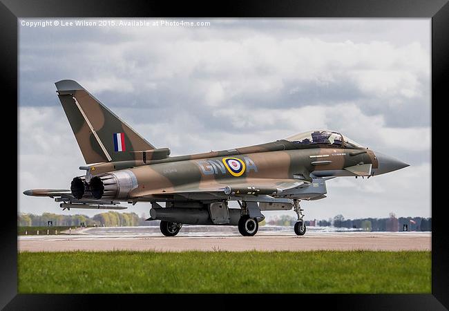  Typhoon ZK349 Framed Print by Lee Wilson