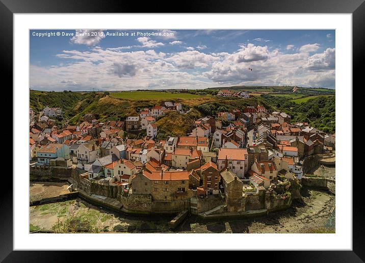  Staithes Framed Mounted Print by Dave Evans