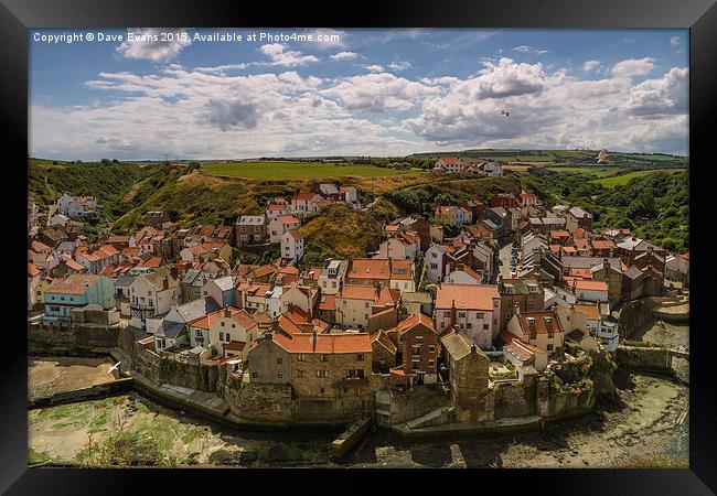 Staithes Framed Print by Dave Evans