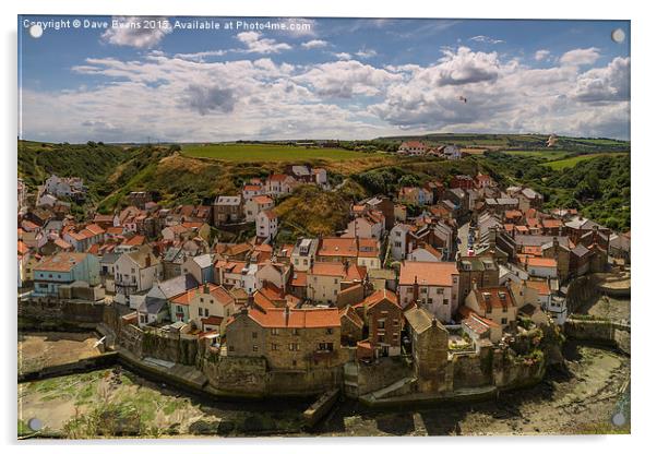  Staithes Acrylic by Dave Evans