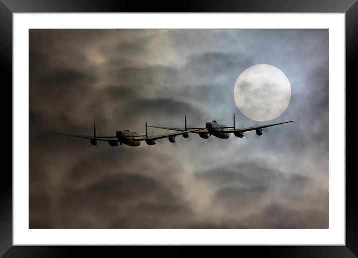  Bombers Moon Framed Mounted Print by Jason Green