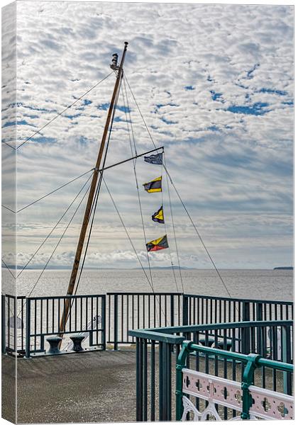 Aft Mast Canvas Print by Steve Purnell